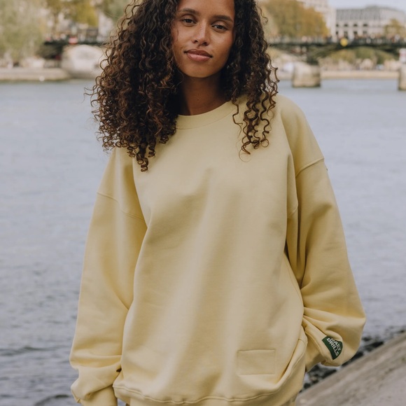 Daily Drills Cream Crew Neck Sweater and Shorts
